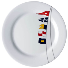 PIATTO PIANO ANTISCIVOLO, REGATA, 6 PZ