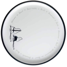 PIATTO PIANO ANTISCIVOLO, WOB, 6 PZ