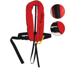 Sigma salvagente autogonfiabile, Autom., 170N, con fibbia in plastica, imbrag. C