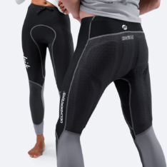 DECKBEATERS LONG - PANTALONE LYCRA CON IMBOTTITURA POSTERIORE
